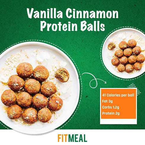 Vanilla Cinnamon Protein Balls (10)