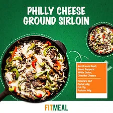 Philly Cheese Ground Sirloin
