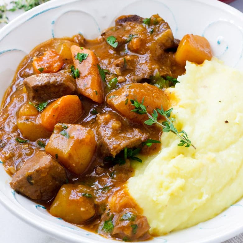 Beef Stew with Mash Potato